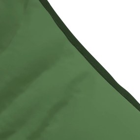 Espreguiçadeira dobrável tecido verde-escuro