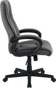 Cadeira de escritório XL Sparta Tecido Cinza Escuro