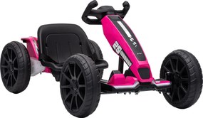 AIYAPLAY Go-Kart Elétrico para Crianças 12V Gokart com 2 Motores, Assento ajustável em 4 posições Arranque suave Rodas EVA Faróis LED | Aosom Portugal