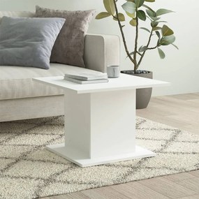 vidaXL Mesa de centro 55,5x55,5x40 cm derivados de madeira branco