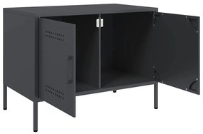 Móveis de TV 2 pcs 68x39x50,5 cm aço antracite