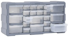 Caixa organizadora com 22 gavetas 49x16x25,5 cm