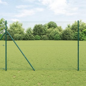 Cerca Hexagonal vidaXL Verde 1.6x10 m Aço