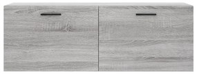 Armário parede 100x36,5x35 cm derivados de madeira cinza sonoma