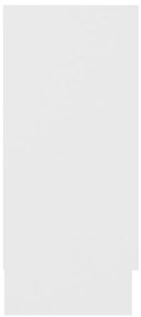Armário vitrine 120x30,5x70 cm derivados de madeira branco