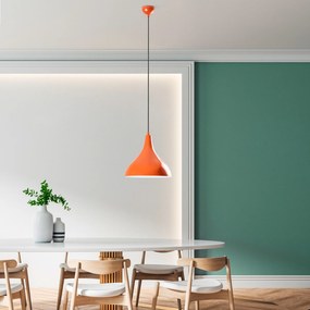 Candeeiro de Teto Bitlis – Laranja – Ø22 h:26 cm