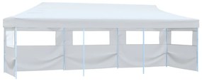 Tenda para festas pop-up dobrável c/ 5 paredes 3x9 m branco