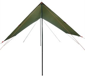 Lona de campismo 462x306x211 cm impermeável verde azeitona