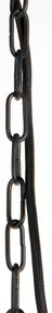 Candeeiro de suspensão industrial preto com cinzento - Engine Industrial,Country / Rústico