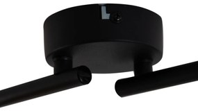 Candeeiro de teto moderno dourado com LED 4 luzes - Mark Moderno