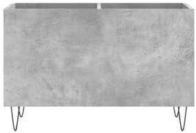 Armário p/ discos 74,5x38x48 cm derivados madeira cinza-cimento