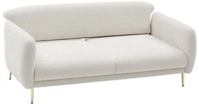 Sofá-Cama 3 Lugares Simena – Creme Dourado – 210 cm x 80 cm x 95 cm