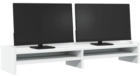 Suporte para monitor 100x24x16 cm derivados de madeira branco