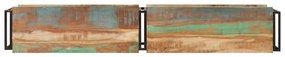 Móvel de TV 180x30x40 cm madeira recuperada maciça