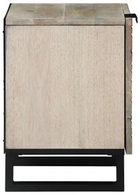 Mesas de cabeceira 2 pcs Natural 40 x 33.5 x 46 cm