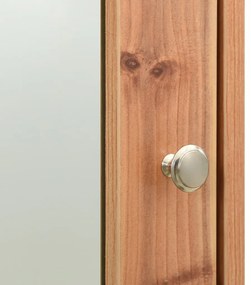 Armário espelhado para casa de banho 66x17x63 cm MDF carvalho