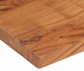 Tampo de mesa retangular 140x60x2,5 cm madeira de acácia maciça