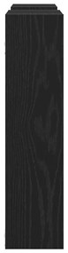 Prateleira de parede 99x15x60 cm deriv. madeira carvalho preto