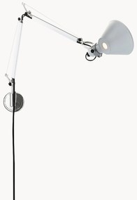 Candeeiro de parede grande regulável com ficha Tolomeo Micro