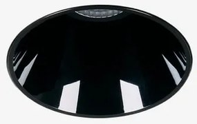 Downlight Led Trimless Ø6,8 Cm Em Alumínio Com Acendimento E Apagamento Progressivos Luisiana Branco Cálido 2700k & Preto & 8 W & 38º - Sklum
