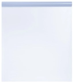 vidaXL Película janela estática 90x500 cm PVC cinza fosco