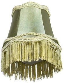 Abajur em tecido verde 12 cm - Granny Retro
