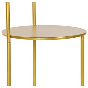 Mesa de apoio DKD Home Decor Cristal Dourado Metal (57 x 40,5 x 54 cm)