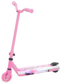 AIYAPLAY Trotinete Elétrica Criança Máx. 6 km/h Motor 80 W Autonomia Máx. 8 km com Luzes LED Travão Traseiro Rosa | Aosom Portugal