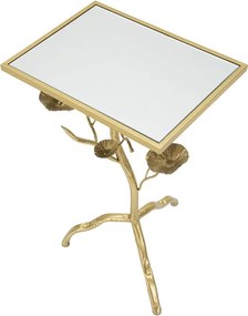 MESA DE APOIO TISTY 40X30X60 CM DOURADA