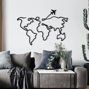 Acessório Decorativo de Parede Mozzafiato – Preto – 60 x 42 cm