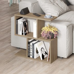 Mesa de Centro Homemania – Natural – 60x60x20 cm | Tribo Home