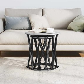 Mesas de Apoio vidaXL 2 pcs Cinza Sonoma Madeira Engenharia