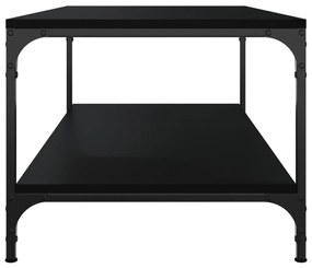 Mesa de centro 80x50x40 cm derivados de madeira preto