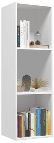 Estante/móvel de TV 36x30x114 cm derivados de madeira branco