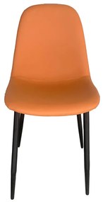 Cadeira Black Teok Couro Sintético - Argila