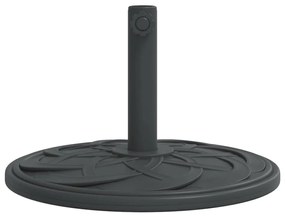 Base de guarda-sol para postes de Ø38/48 mm 12 kg redondo
