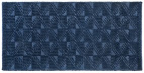 Tapete de lã azul marinho 80 x 150 cm SAVRAN Beliani