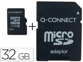 Cartão de Memoria Sd Micro Q-connect Flash 32 GB Classe 6 com Adaptador