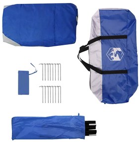 Tenda de festas impermeável azul ciano