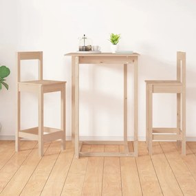 Cadeiras de bar 2 pcs 40x41,5x112 cm pinho maciço
