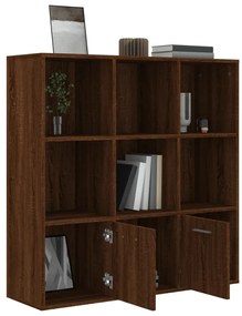 Estante 98x30x98 cm cor carvalho castanho