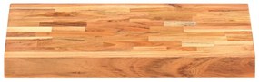 Tábua de cortar 40x30x4 cm madeira de acácia maciça