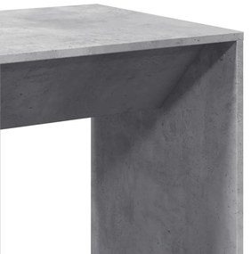 Mesa de bar 51x50x103,5cm derivados de madeira cinzento cimento