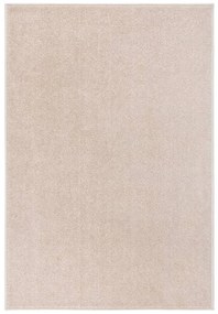 Tapete de pelo curto 160x230 cm bege-escuro