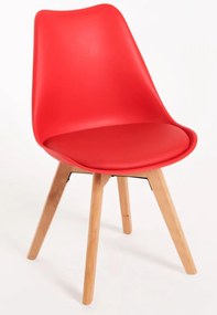 Pack 4 Cadeiras Synk Basic - Vermelho