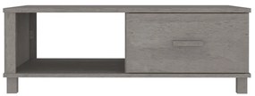 Mesa de centro HAMAR 100x55x35 cm pinho maciço cinza-claro