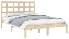 Estrutura de cama 160x200 cm madeira maciça