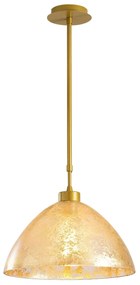 Candeeiro Chandelier Bergama – Dourado – 34 cm de Diâmetro x 85 cm de