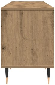 Armário de TV Carvalho Artesanal 150x30x44,5 cm Madeira Engenharia