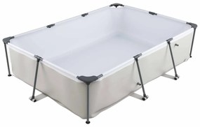 Tenda dobrável de 3 x 3 m com bolsa portátil com rodas - branca